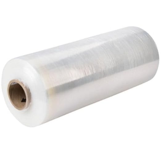 Large Transparent Stretchable Film wrap Roll for Packing. 18 Inch (45 cm) X 200 Meters Large