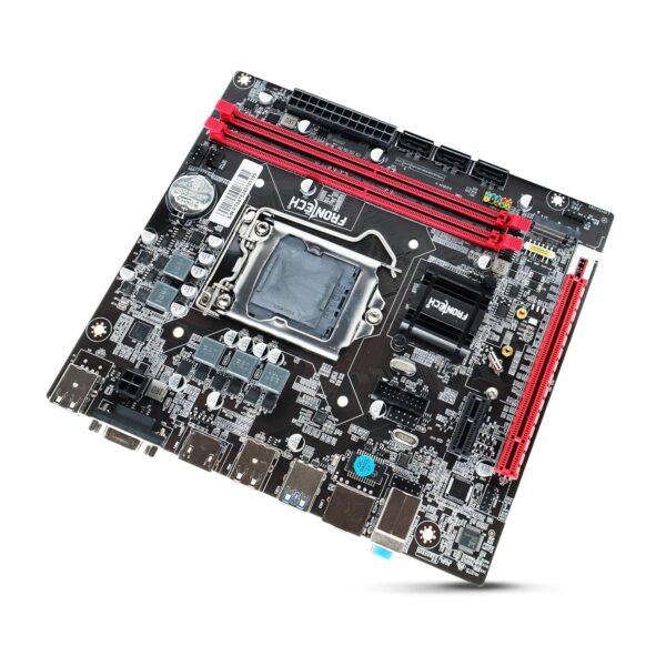 Frontech H110 Motherboard, LGA 1151, Supports Intel 6th–9th Gen i3/i5/i7/Celeron/Pentium, DDR4 32GB, HDMI, VGA, USB 3.0, M.2 NVMe, 3-Year Warranty (FT-0493)